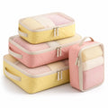 Pastel Mesh Packing Cubes, 4-Piece Set