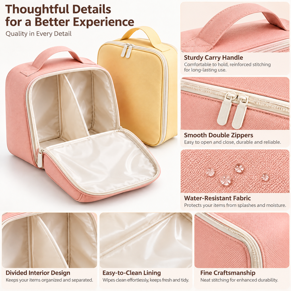 Pastel Travel Shoe Bags, 2-Pack — feature details